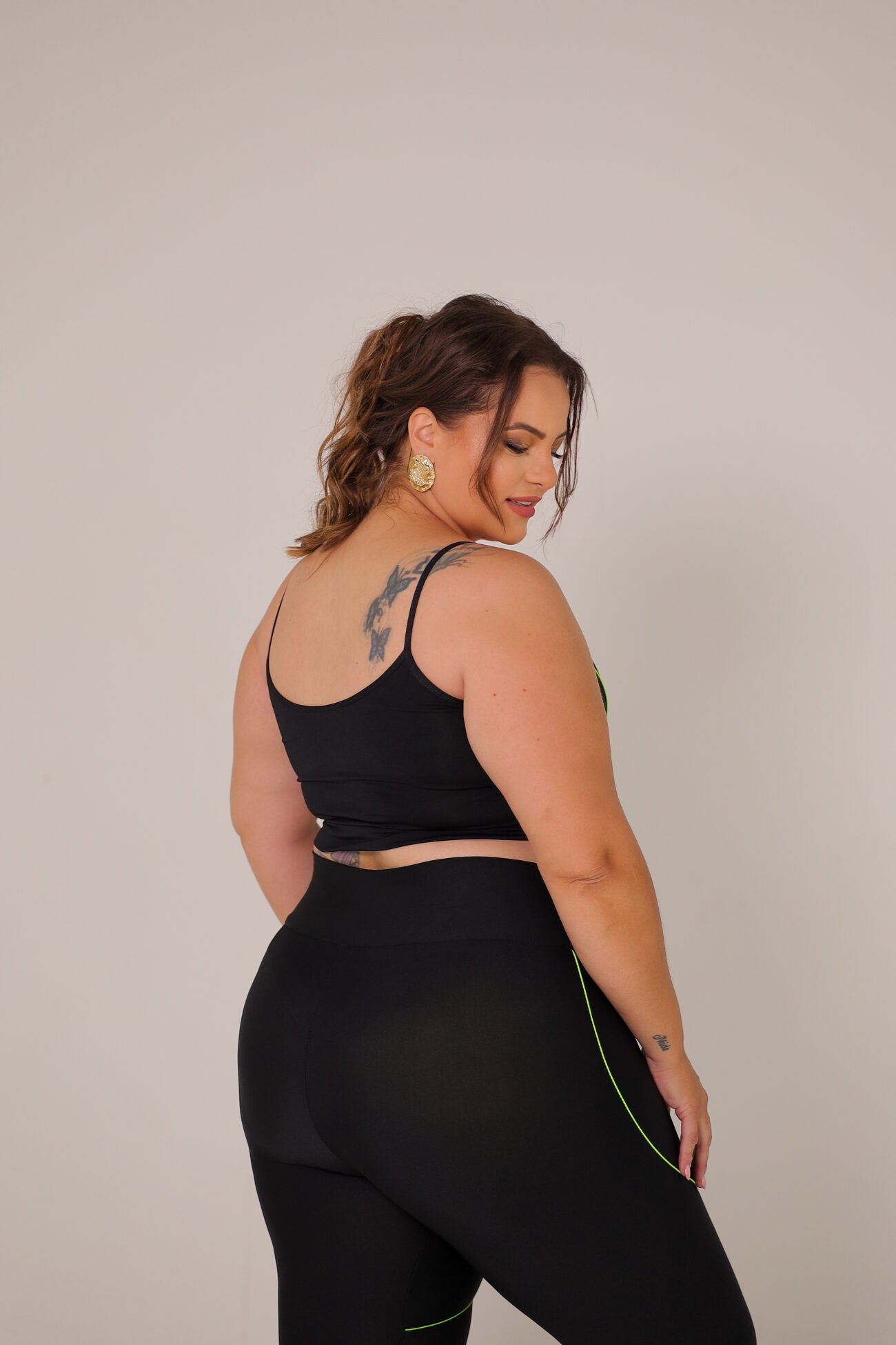 Alternative view of Conjunto Fitnes Plus Size Para Academia